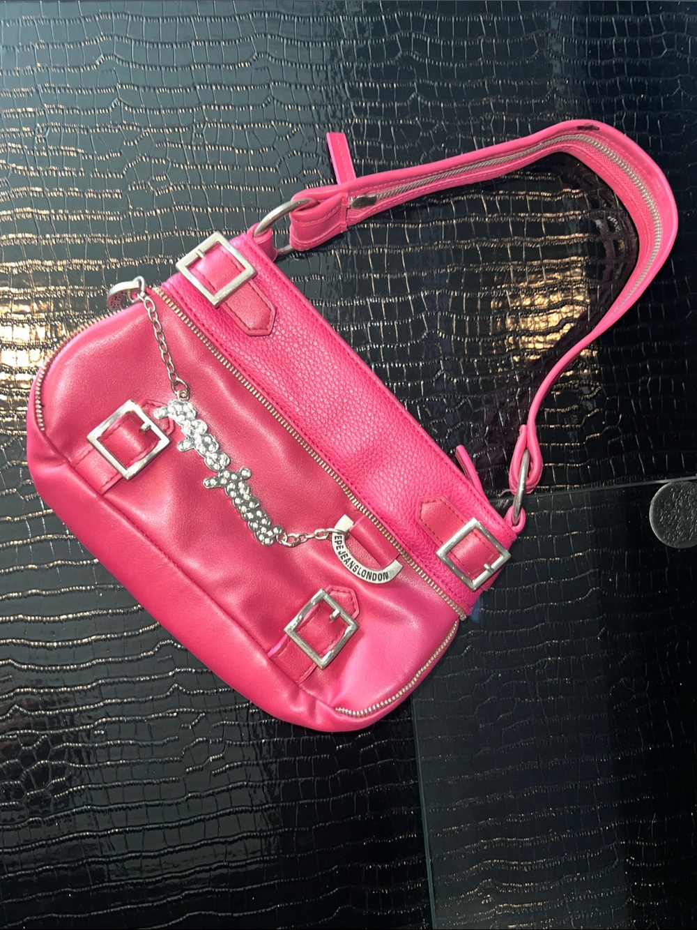 Pepe Jeans London Y2K Archival Pink Glam Bag 💖✨
